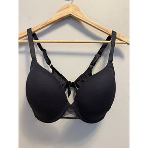 Chantelle Bra Basic Invisible Smooth Custom Fit T Shirt Black Size 32DDD NWT A12